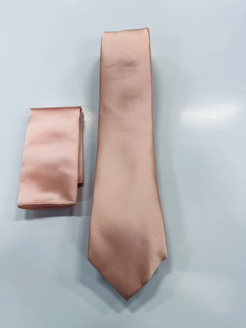 Cravate 7 cm avec pochette | CHIQ MODE