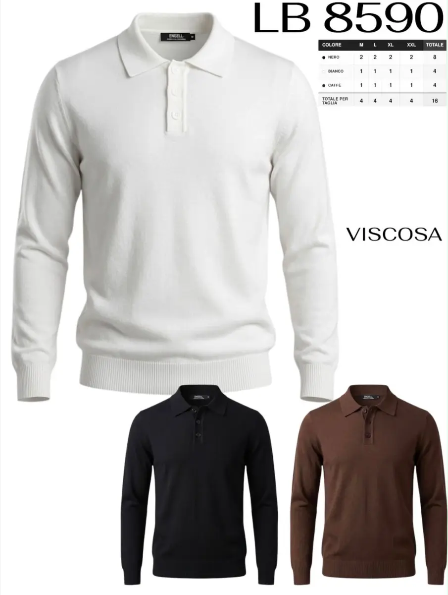POLO LUNGA - 16 pz - 5,85€ AL PZ | BITT INGROSSO