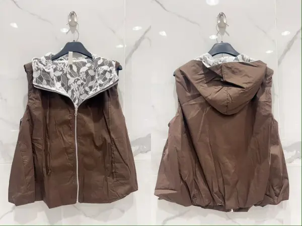 Blouson réversible dentelle | Chez Florem
