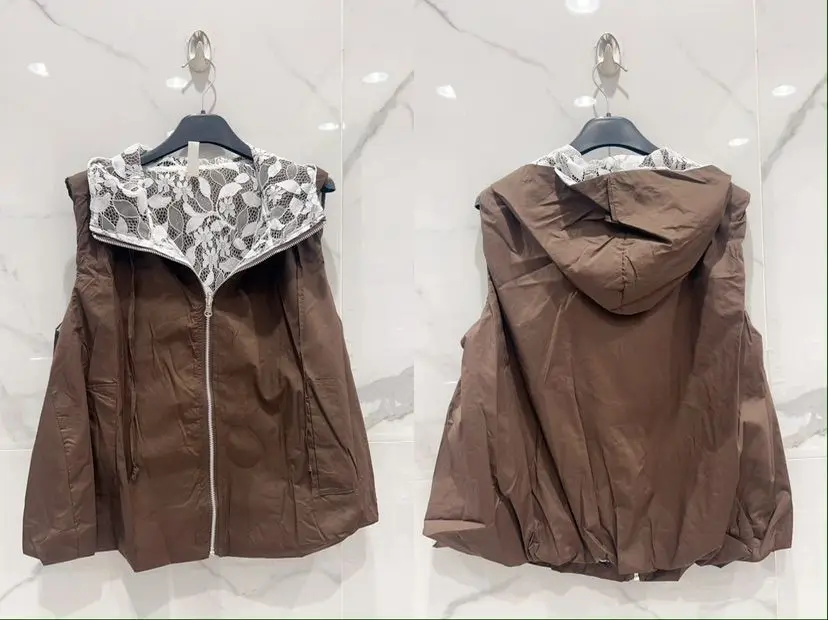 Blouson réversible dentelle | Chez Florem