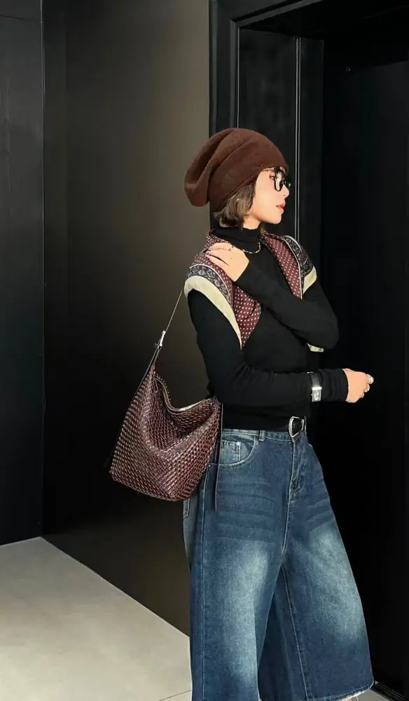 BOLSO TRENZADO | COBRE