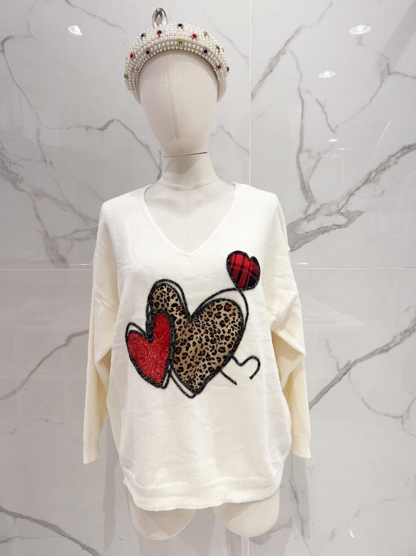 Pull coeur | Chez Florem