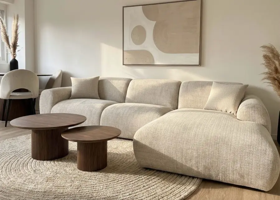 CANAPE CLOUD ANGLE DROIT TISSUS MARBELLA | MULTI-AFFAIRES