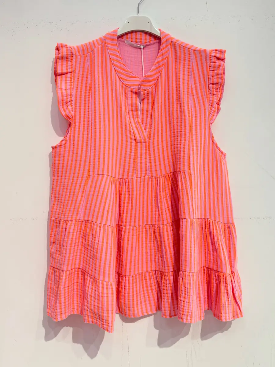 Bright Colored Cotton Striped Too | Merci.