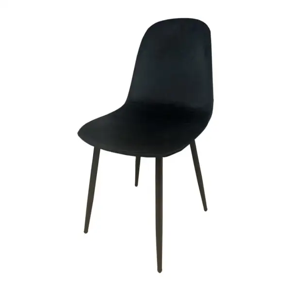 Chaise noir Scandi   | MULTI-AFFAIRES