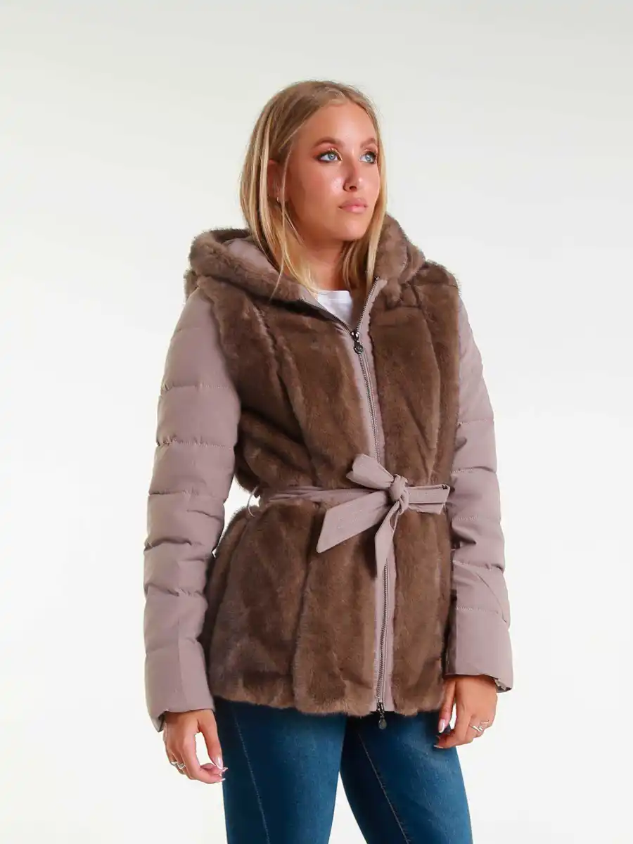 Doudoune avec Fourrure Antonietta  | Dresses of my World