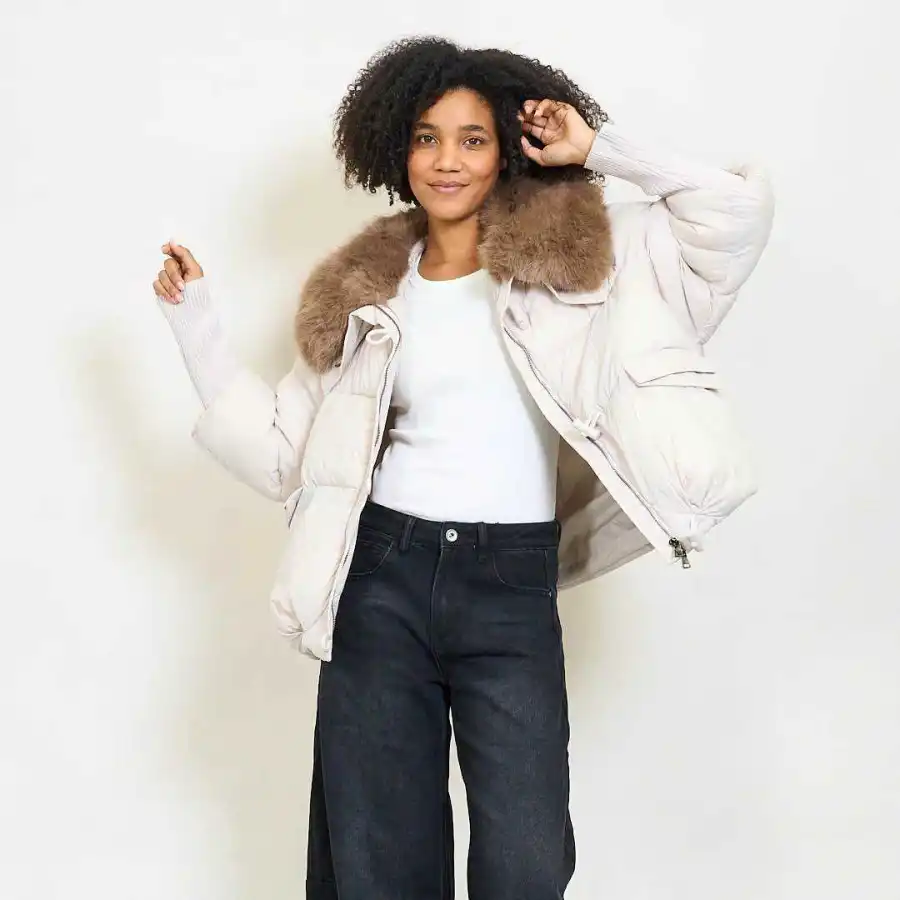 Doudoune Avec Fourrure Alba | Dresses of my World