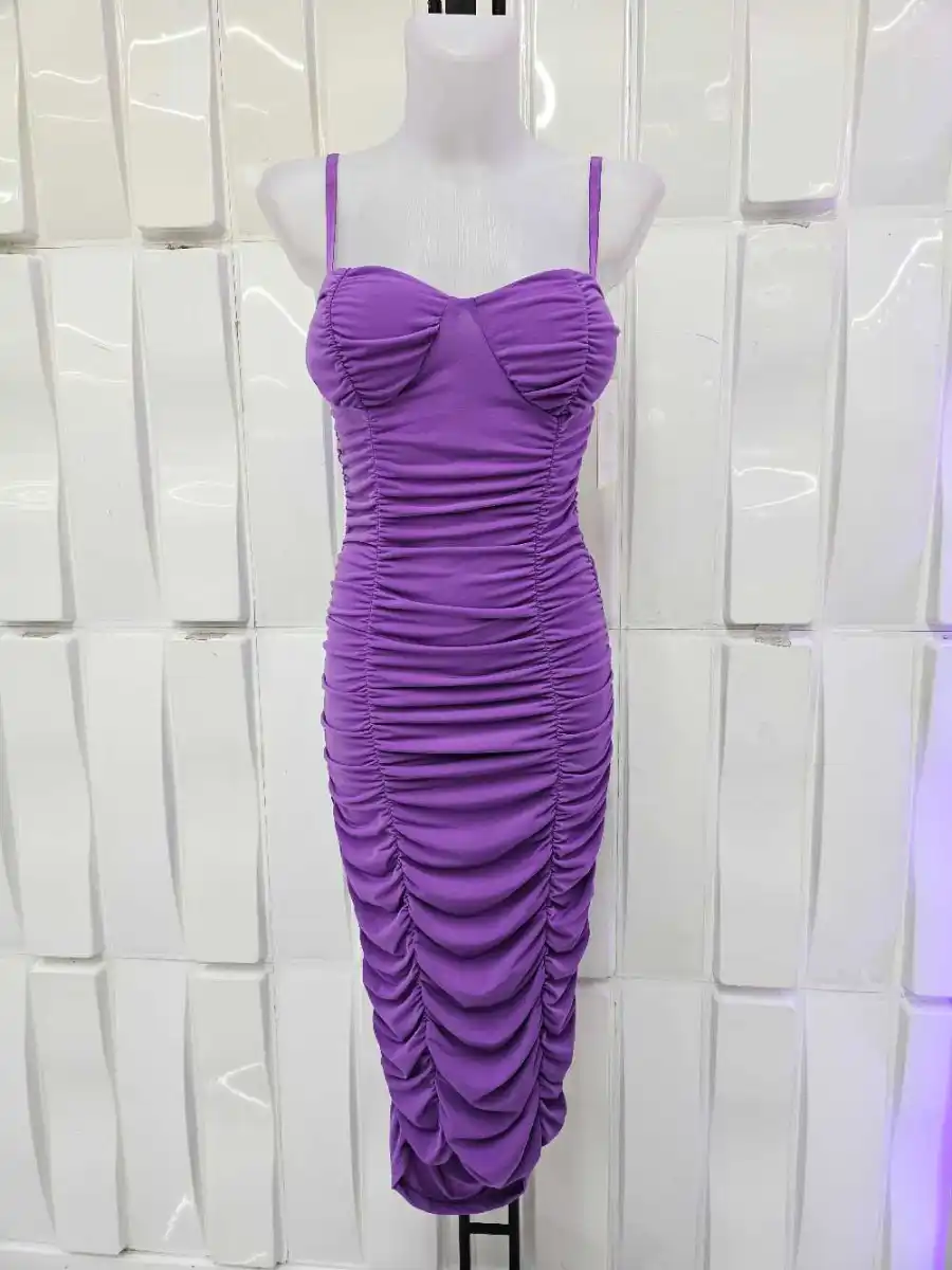 Vestido licla midi fluncido | New Secret
