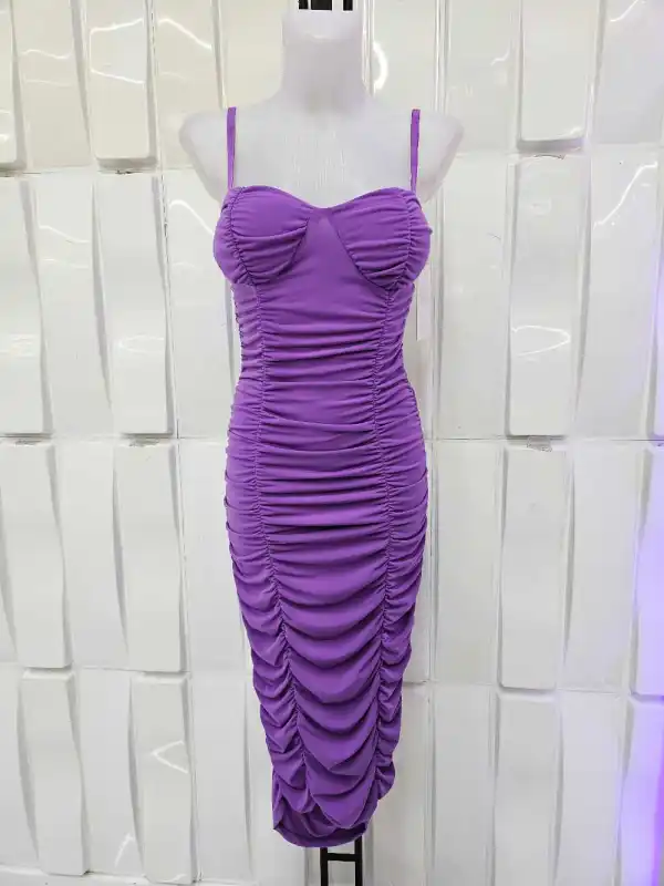 Vestido licla midi fluncido | New Secret