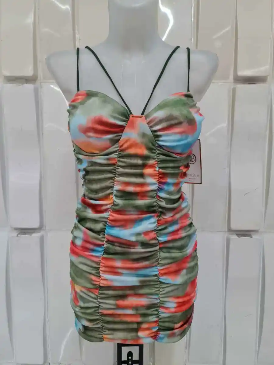 Vestido corto estampado | New Secret