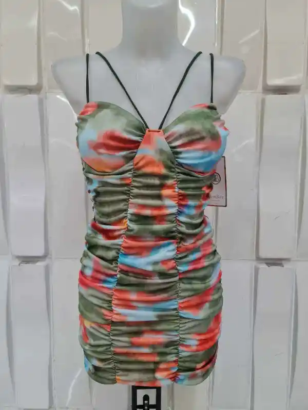 Vestido corto estampado | New Secret