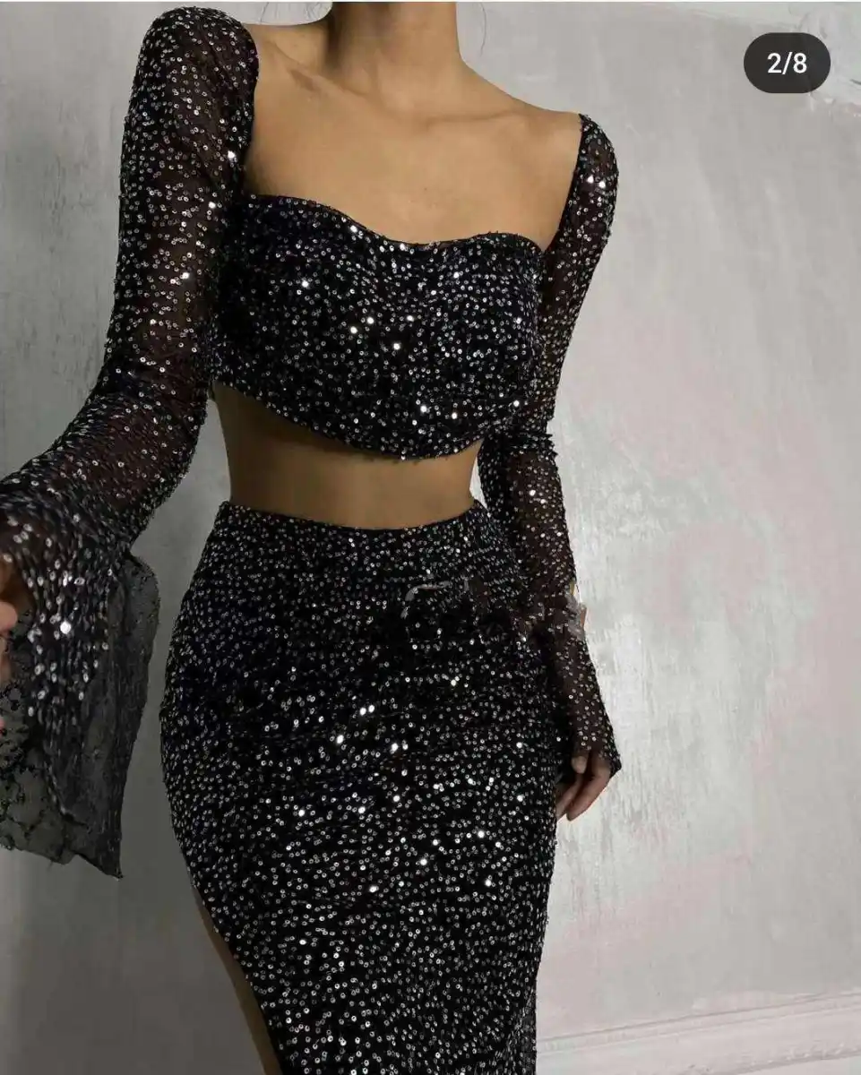 Conjunto corto lentejuela | New Secret