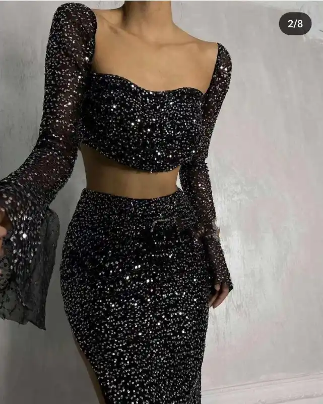 Conjunto corto lentejuela | New Secret
