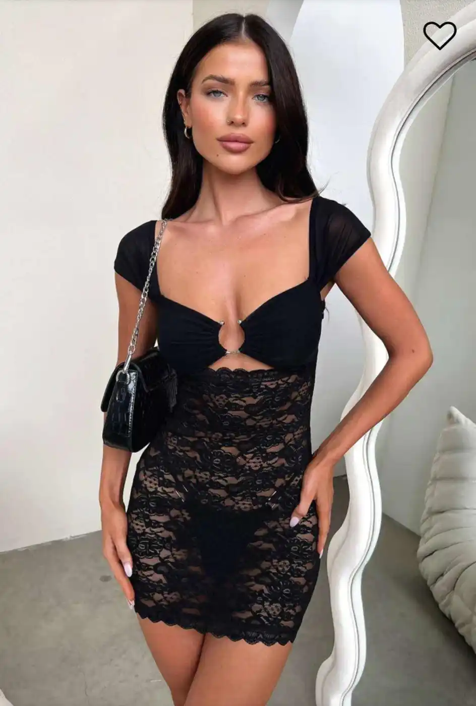 Vestido Corto Encaje | New Secret