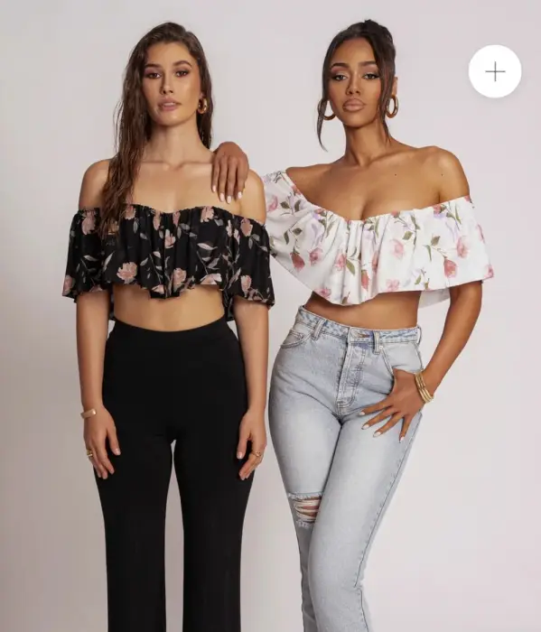 top gasa estampada  | New Secret