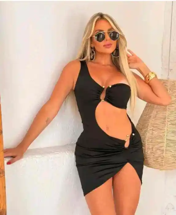 Vestido corto accesorio | New Secret