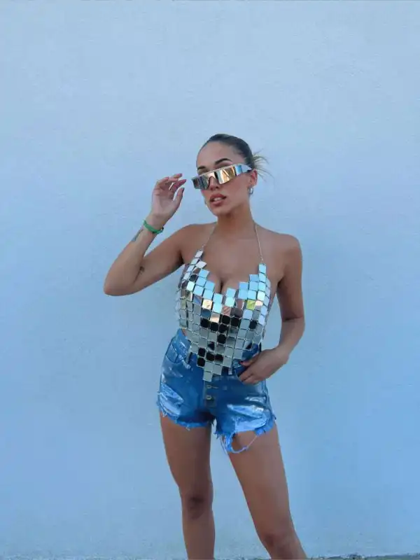 Top chapa espejo | New Secret