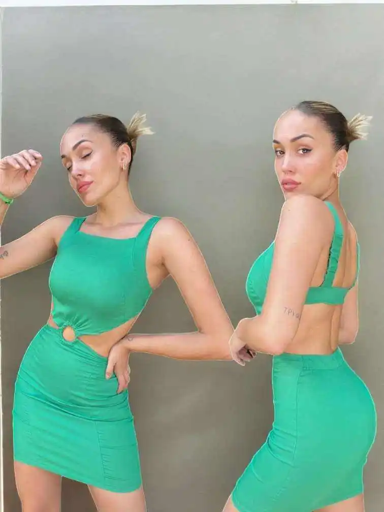 VESTIDO CORTO BENGALINA ARO | New Secret