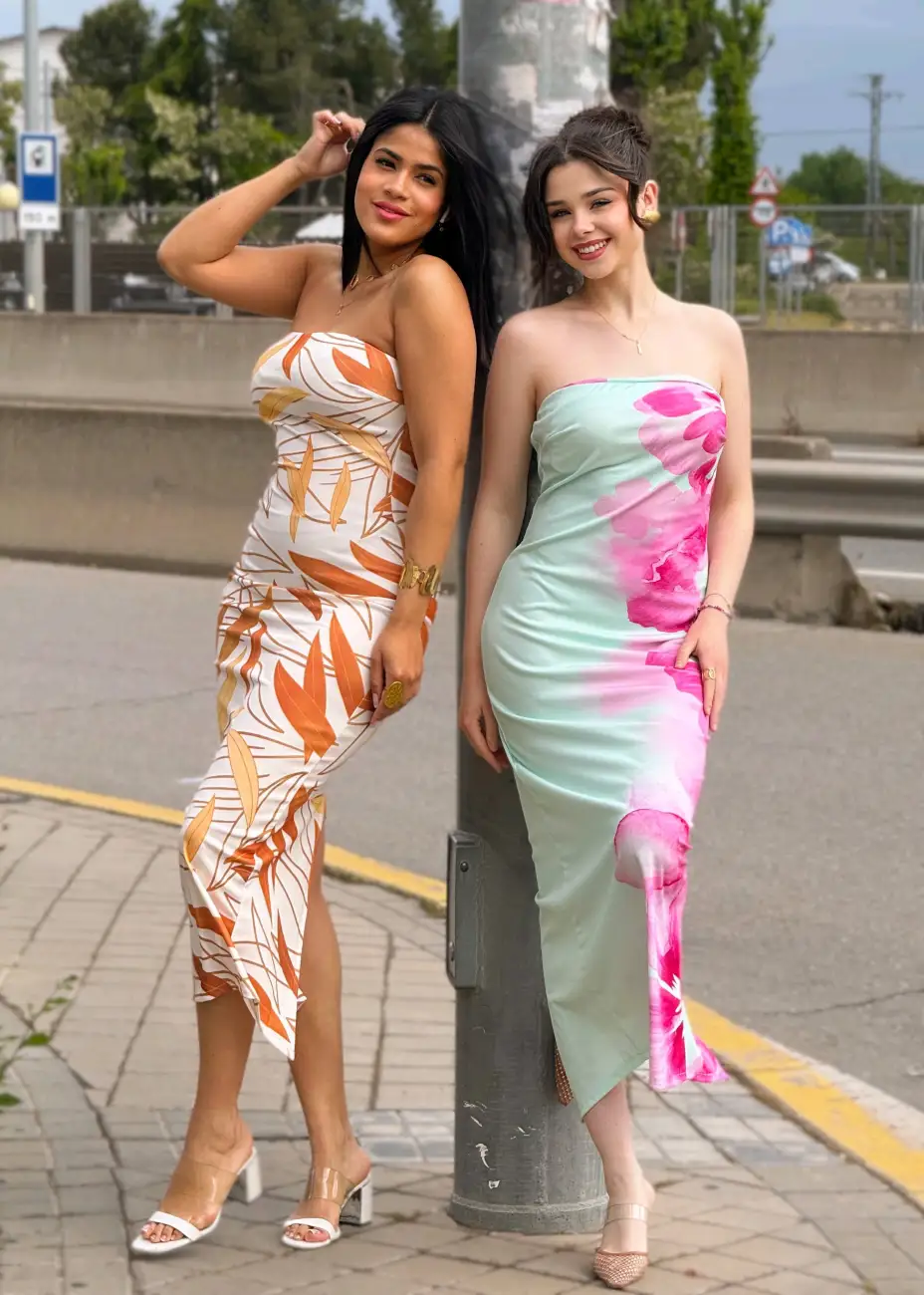 Vestido Midi estampado | New Secret