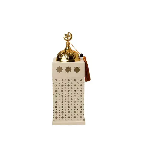 Lanterne Bakhour blanc | Magasin OUJDA