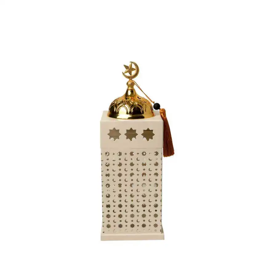 Lanterne Bakhour blanc | Magasin OUJDA