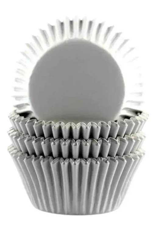 caissettes cupcakes 50pcs ARGENT | Magasin OUJDA