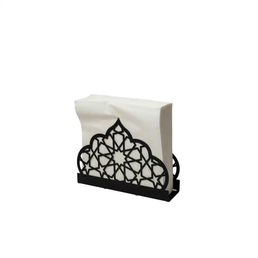 Porte serviette Oriental noir x2 | Magasin OUJDA
