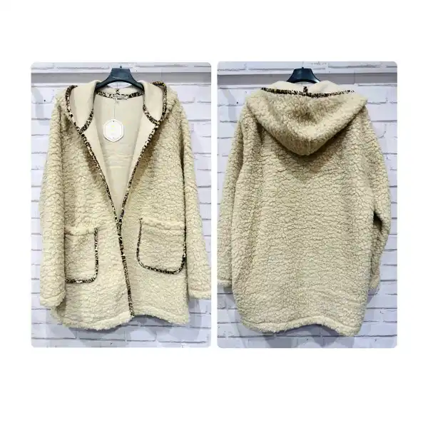 Veste moumoute, coupe large | Jus de coco 