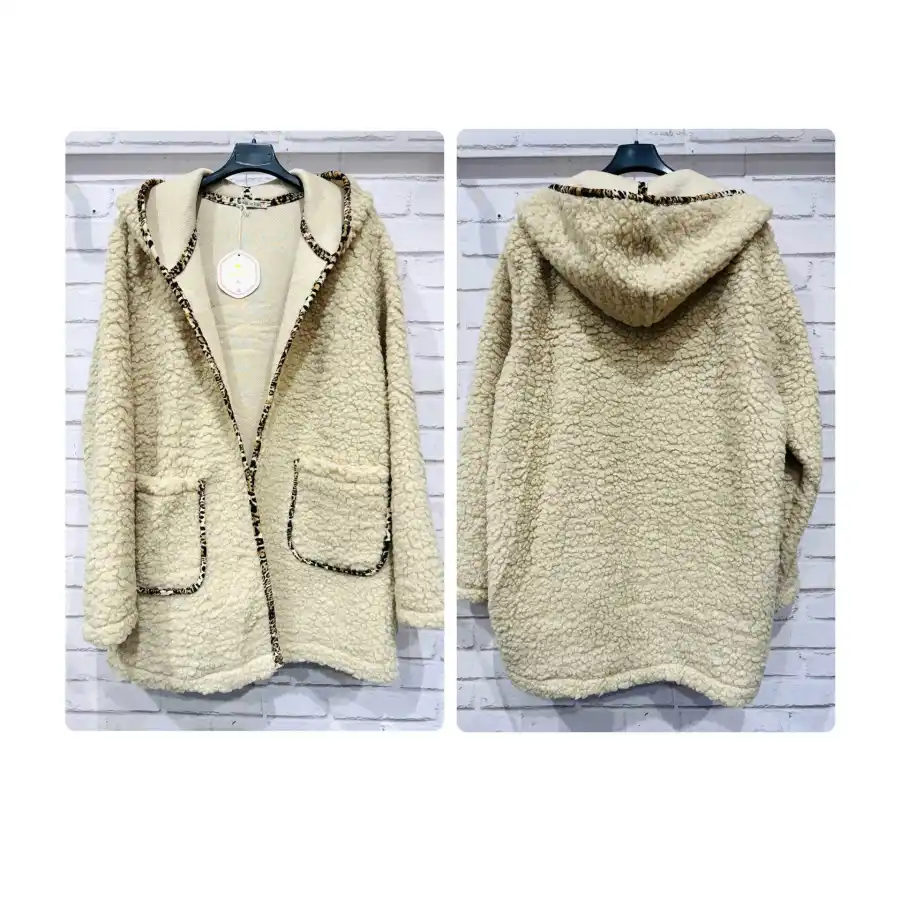 Veste moumoute, coupe large | Jus de coco 