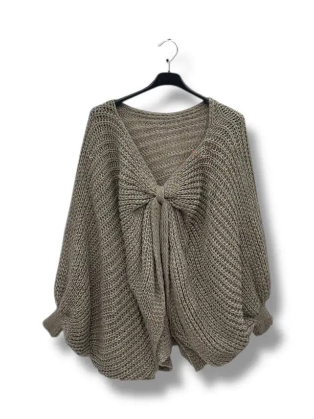 Pull Croisé En Gros Maille(Grande Taille) | Fandefringues