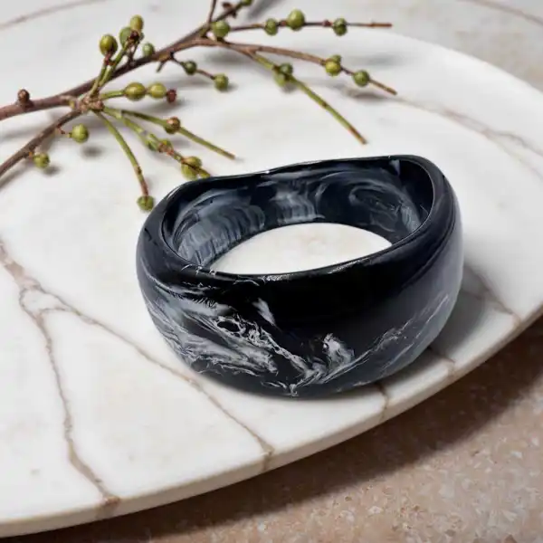 BRACELET  EN RÉSINE | Bijoux fantaisie en acier inoxydable