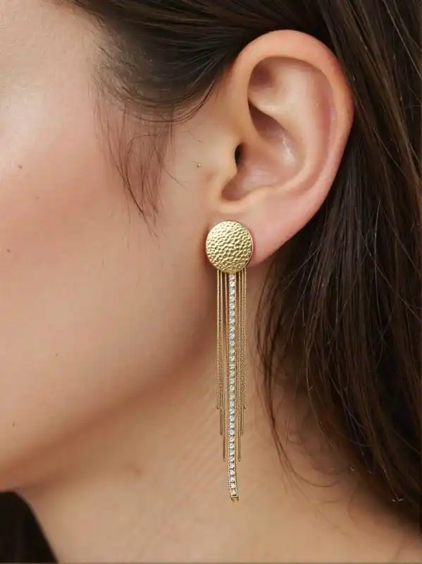 BOUCLES PENDENTES EN ACIER INOXYDABLE  | Bijoux fantaisie 