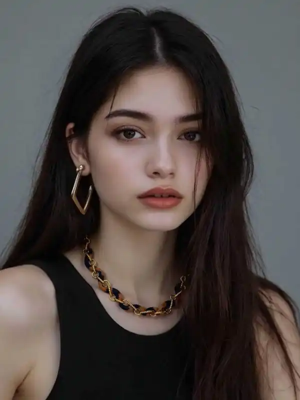 COLLIER EN ACIER INOXYDABLE AVEC MAILLONS TORSADÉS, ENTRELACÉ D’UN RUBAN À MOTIF LÉOPARD | Bijoux fantaisie 