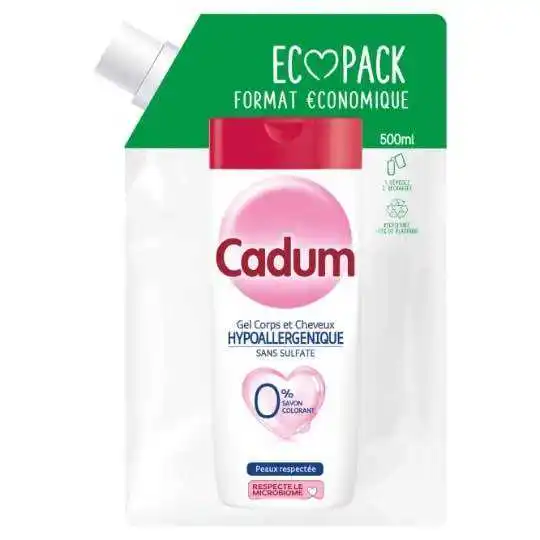 Cadum recharge gel douche 500ml | discount-destock 