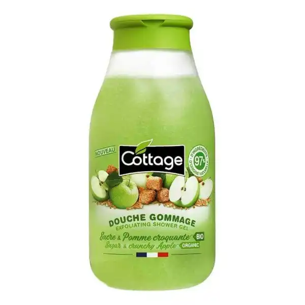 douche gommage cottage sucre pomme  270ml | discount-destock 