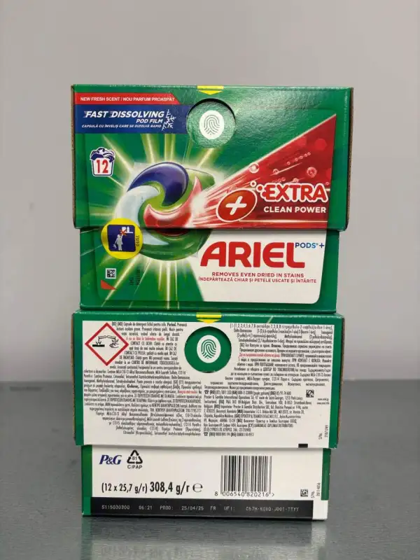 ariel 12 pods extra clean | discount-destock 