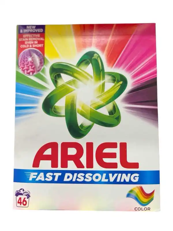 ariel color en poudre 46 lavages 2530gr | discount-destock 
