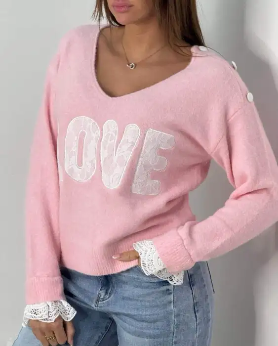 Pull love - Plusieurs coloris  | Neyla
