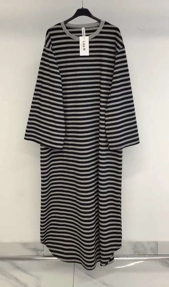 Robe Viscose Rayures | Aaba