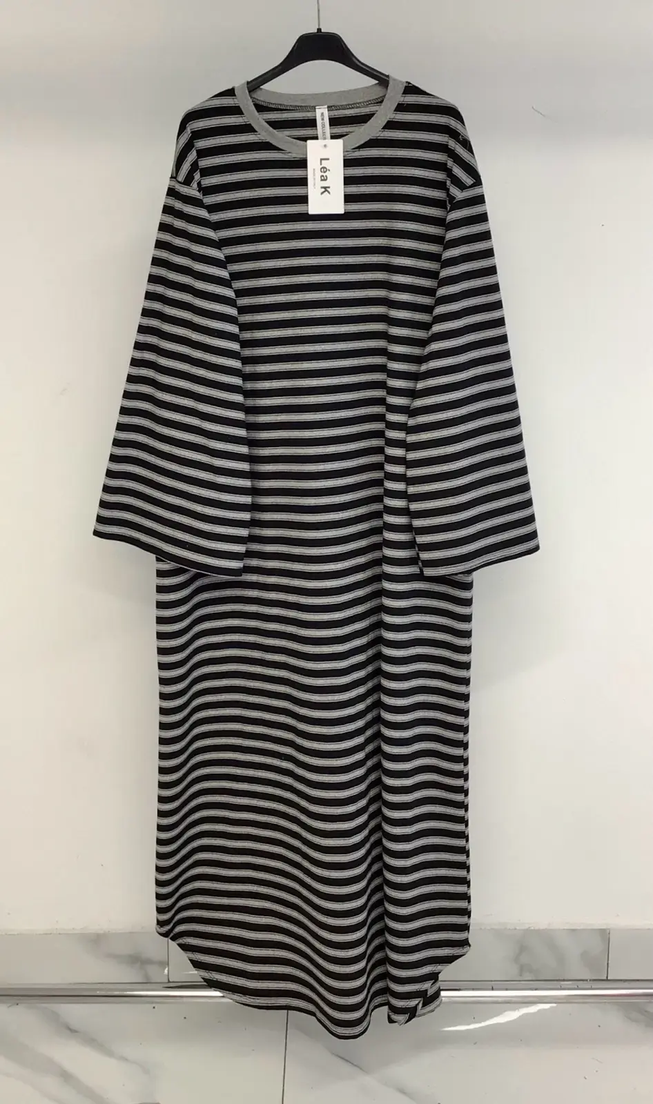 Robe Viscose Rayures | Aaba