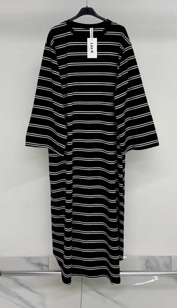 Robe Coton Rayures | Aaba