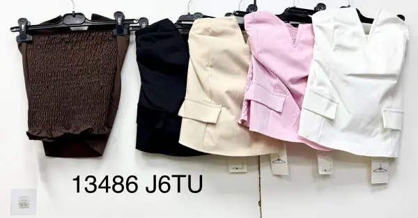 top in tessuto effetto jeans | Non solo moda 