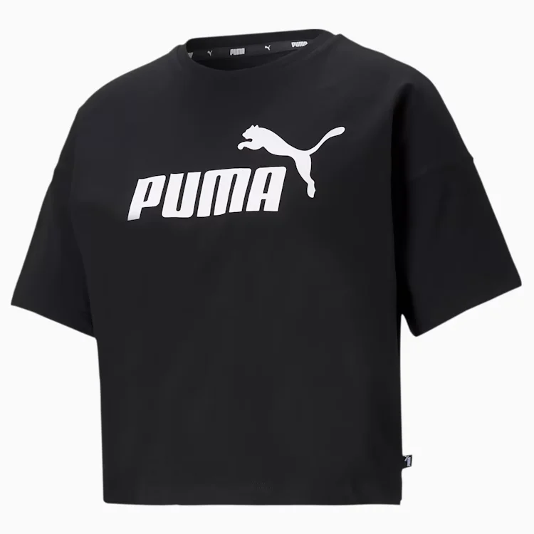 puma ess cropped logo tee | MUY LINDO