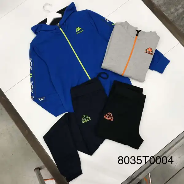 KAPPA-tuta zip con cappuccio ragazzo 8/16A | ALBUM TEXTILE