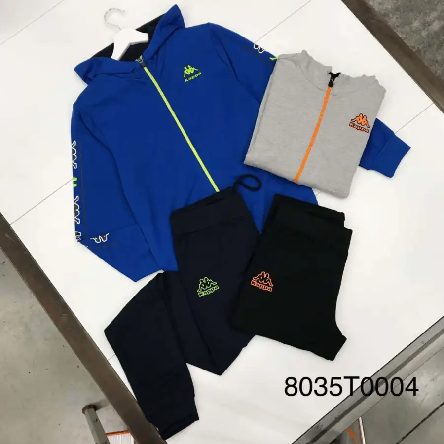 KAPPA-tuta zip con cappuccio ragazzo 8/16A | ALBUM TEXTILE