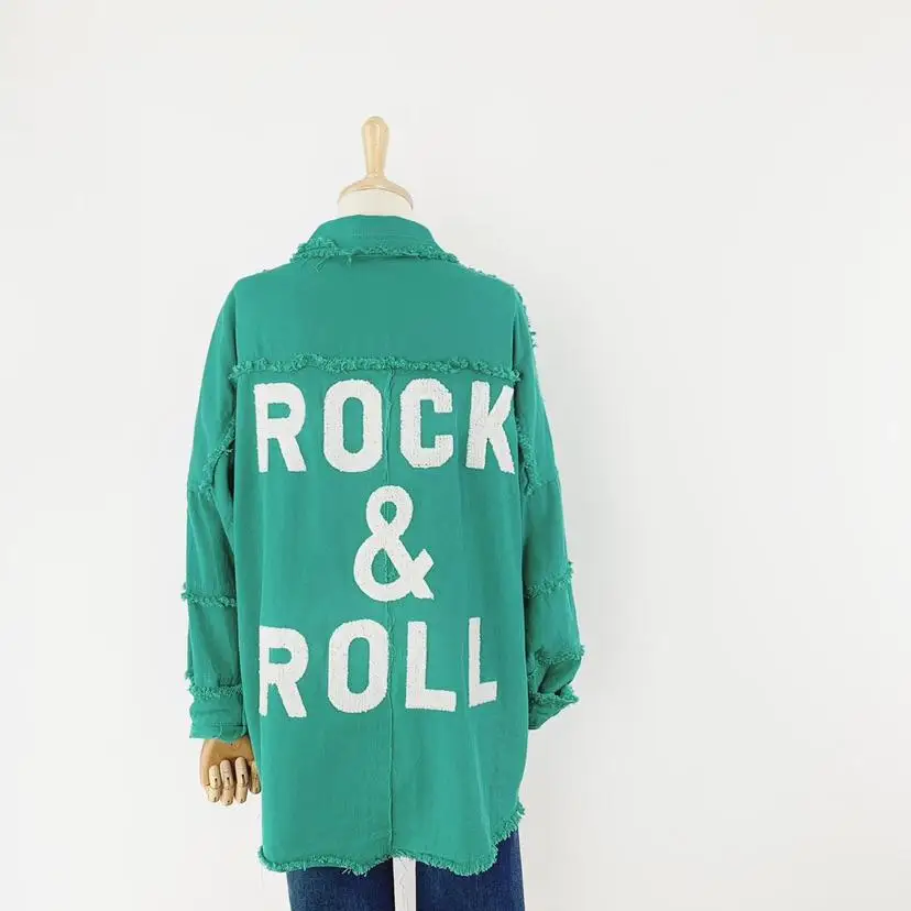 Veste oversize “rock&roll” | Seasons