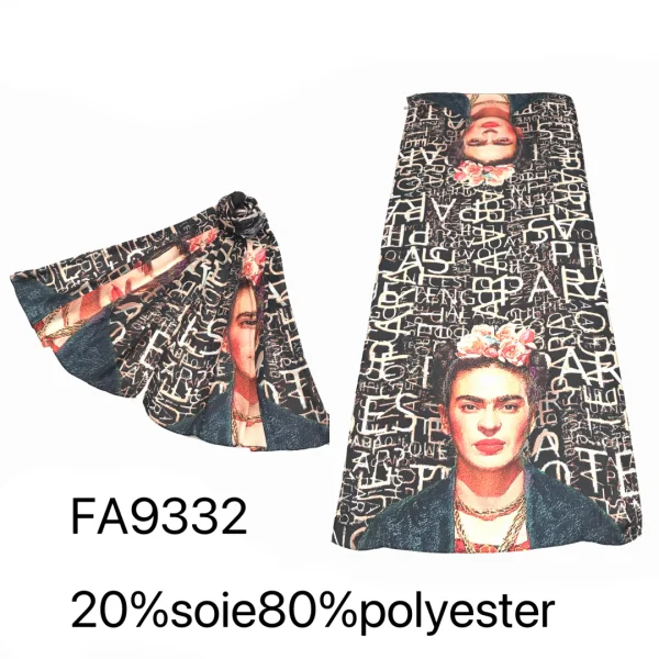 FOULARD SOIE 20% POLYESTER 80% | Equipement Mondial
