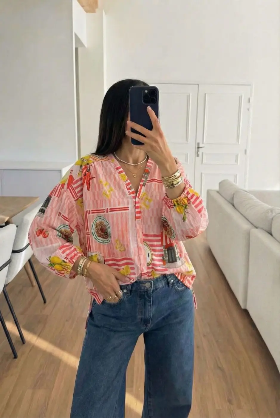 Chemise en coton  | Vintage Mode