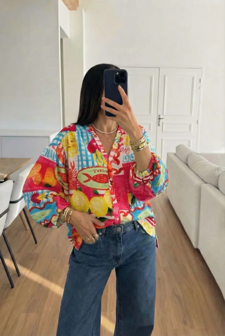 Chemise en coton  | Vintage Mode